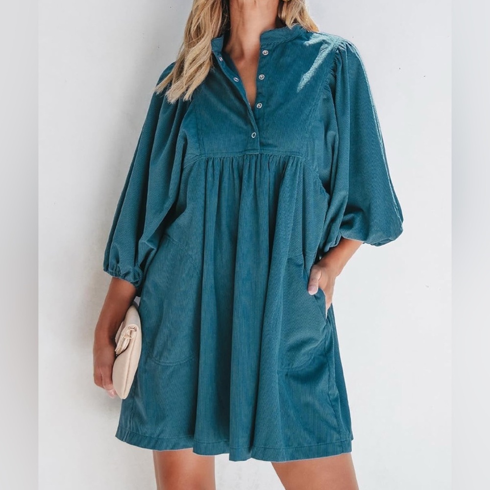 NWT Corduroy Dress - Picture 6 of 8